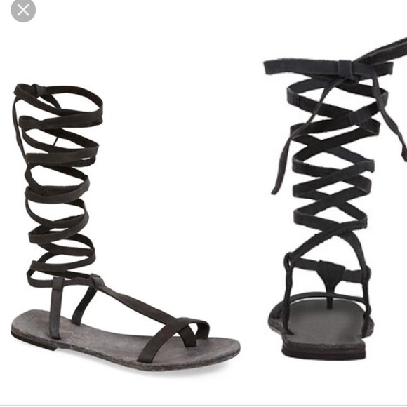 free people lace up sandals